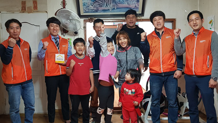 행복한 가정 만들기 비주얼 이미지